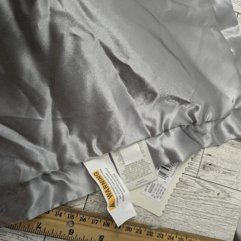Gray Plush Throw Baby Blanket